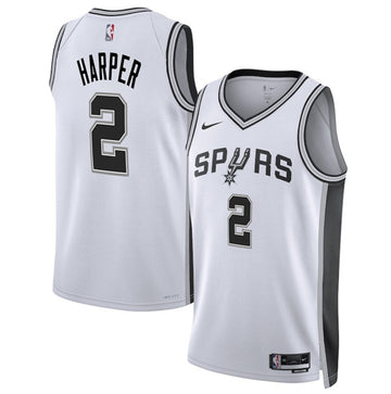 Dylan Harper San Antonio Spurs white jersey