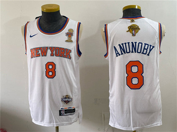 OG Anunoby New York Knicks white jersey