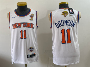 Jalen Brunson New York Knicks white jersey