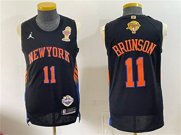 Jalen Brunson New York Knicks black jersey