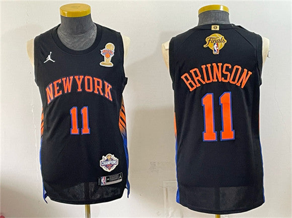 Jalen Brunson New York Knicks black jersey