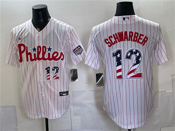 Kyle Schwarber Philadelphia Phillies white Home jersey