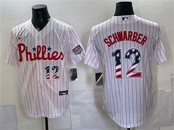 Kyle Schwarber Philadelphia Phillies white Home jersey