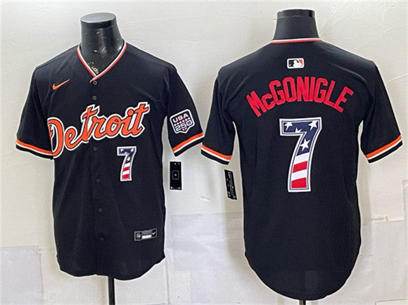 Kevin McGonigle Detroit Tigers black jersey