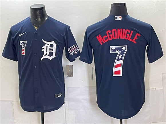 Kevin McGonigle Detroit Tigers navy jersey