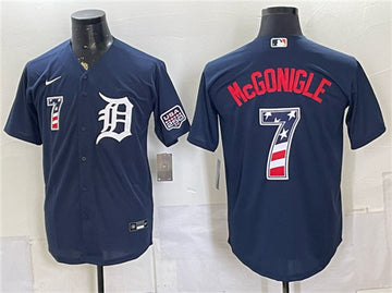 Kevin McGonigle Detroit Tigers navy jersey