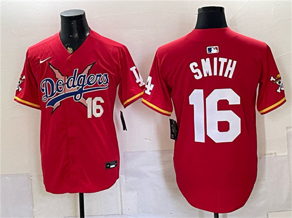 Will Smith Los Angeles Dodgers red Vapor jersey