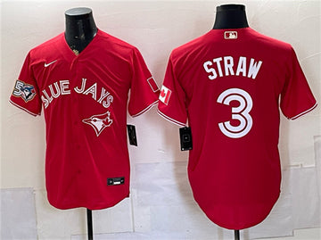 Myles Straw Toronto Blue Jays red jersey