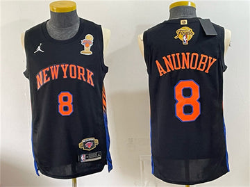 OG Anunoby New York Knicks black jersey