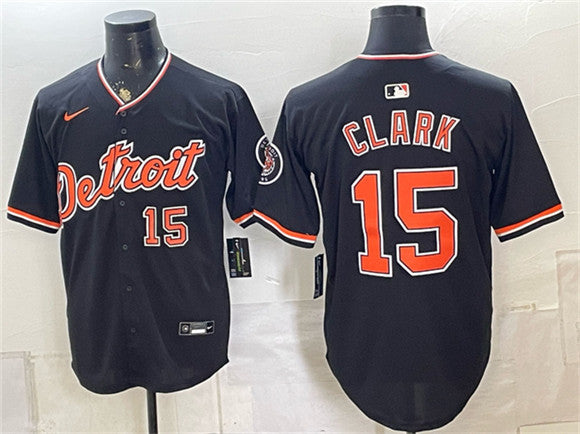 Max Clark Detroit Tigers black Alternate jersey