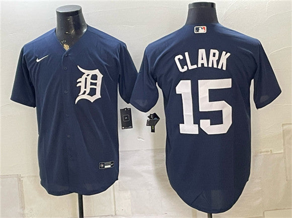 Max Clark Detroit Tigers navy jersey