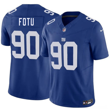 Leki Fotu New York Giants blue Vapor jersey
