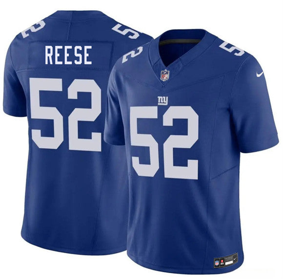 Arvell Reese New York Giants blue Vapor jersey