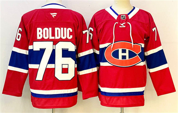 Zack Bolduc Montreal Canadiens red jersey