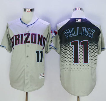 A J Pollock Gray-Capri New Arizona Diamondbacks jersey