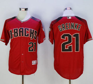 Zack Greinke Red-Brick New Arizona Diamondbacks jersey
