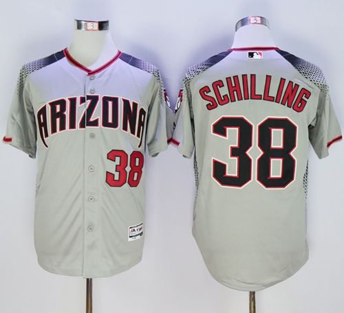 Curt Schilling Gray-Brick New Arizona Diamondbacks jersey