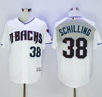 Curt Schilling White-Capri New Arizona Diamondbacks jersey