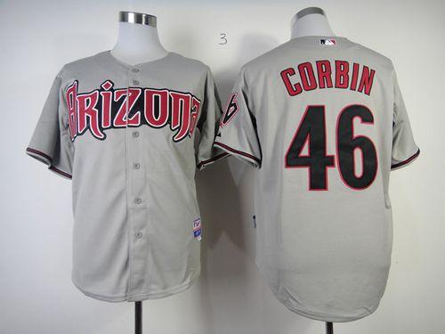 Patrick Corbin Arizona Diamondbacks grey jersey