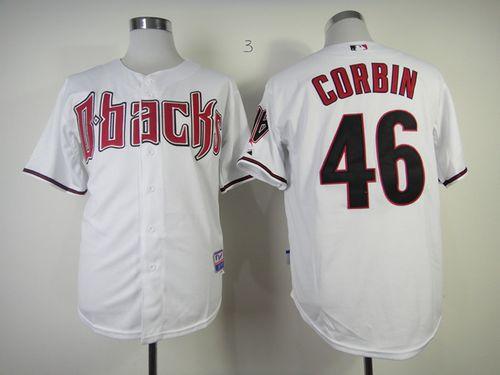 Patrick Corbin Arizona Diamondbacks white jersey
