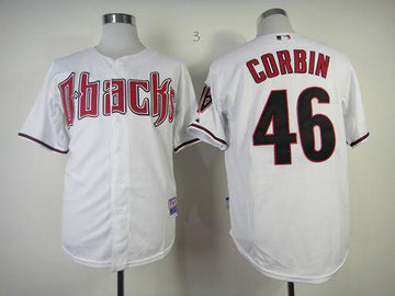 Patrick Corbin Arizona Diamondbacks white jersey