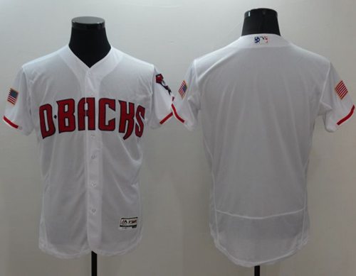 Custom Arizona Diamondbacks white Fashion jersey