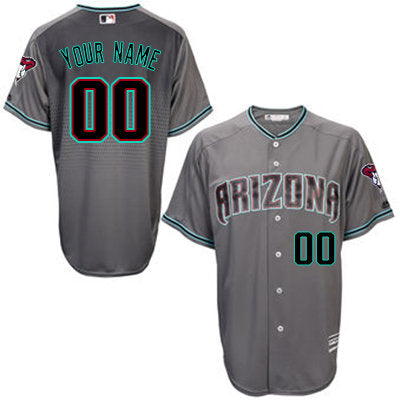 Custom Arizona Diamondbacks grey jersey