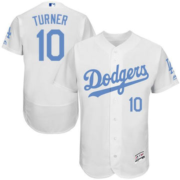 Justin Turner Los Angeles Dodgers white Authentic jersey