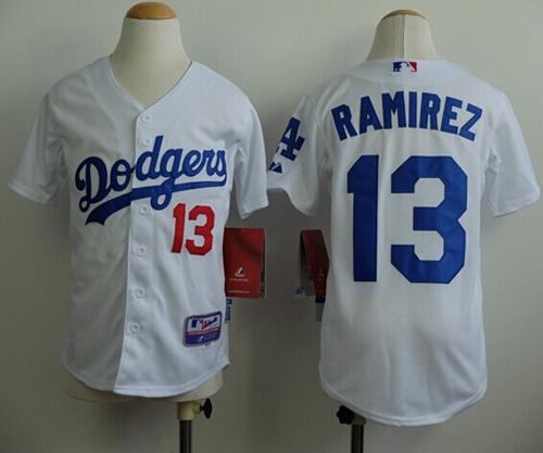 Hanley Ramirez Los Angeles Dodgers white jersey
