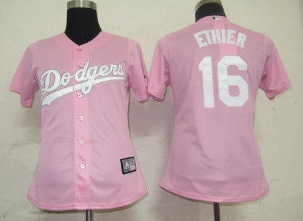 Andre Ethier Los Angeles Dodgers pink Fashion jersey