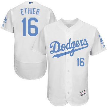 Andre Ethier Los Angeles Dodgers white Authentic jersey