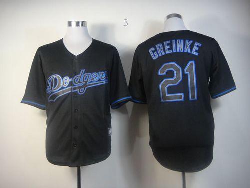 Zack Greinke Los Angeles Dodgers black Fashion jersey