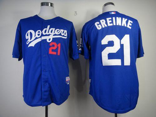 Zack Greinke Los Angeles Dodgers blue jersey