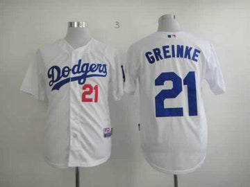 Zack Greinke Los Angeles Dodgers white jersey