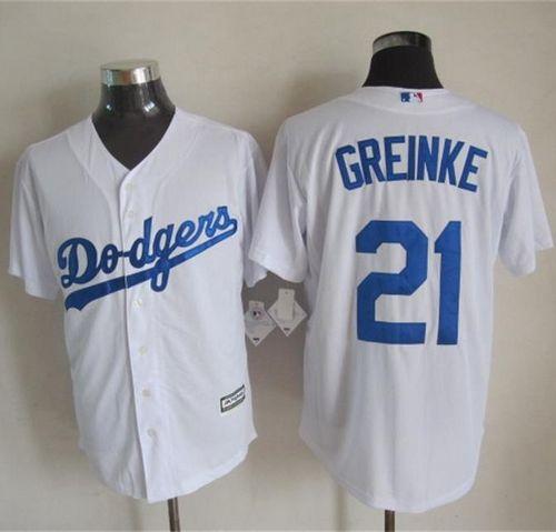 Zack Greinke Los Angeles Dodgers white jersey