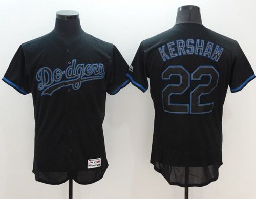 Clayton Kershaw Los Angeles Dodgers black Fashion jersey