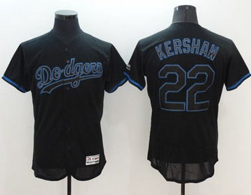 Clayton Kershaw Los Angeles Dodgers black Fashion jersey