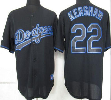 Clayton Kershaw Los Angeles Dodgers black Fashion jersey