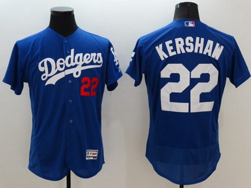 Clayton Kershaw Los Angeles Dodgers blue Authentic jersey