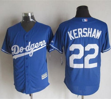 Clayton Kershaw Los Angeles Dodgers blue jersey