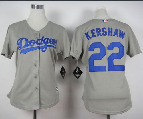 Clayton Kershaw Los Angeles Dodgers grey Alternate jersey