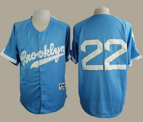 Clayton Kershaw Los Angeles Dodgers blue Cooperstown jersey