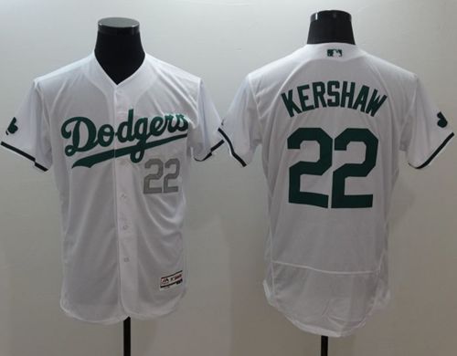 Clayton Kershaw Los Angeles Dodgers white Authentic jersey