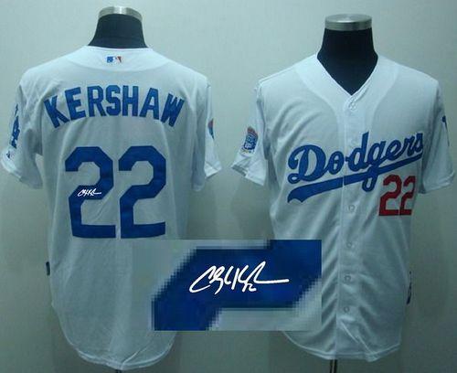 Clayton Kershaw Los Angeles Dodgers white jersey