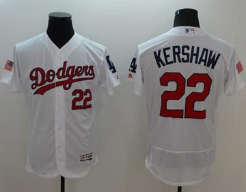 Clayton Kershaw Los Angeles Dodgers white Fashion jersey