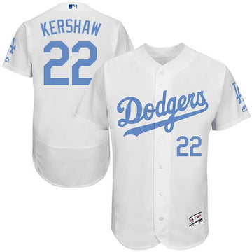 Clayton Kershaw Los Angeles Dodgers white Authentic jersey