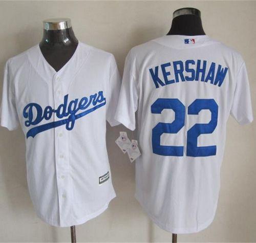 Clayton Kershaw Los Angeles Dodgers white jersey