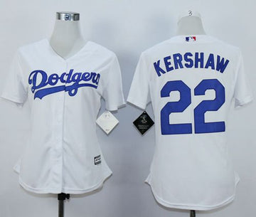 Clayton Kershaw Los Angeles Dodgers white Fashion jersey