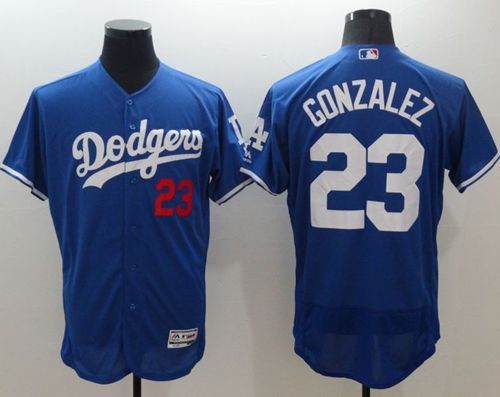 Adrian Gonzalez Los Angeles Dodgers blue Authentic jersey