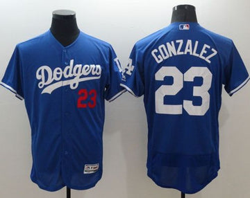 Adrian Gonzalez Los Angeles Dodgers blue Authentic jersey
